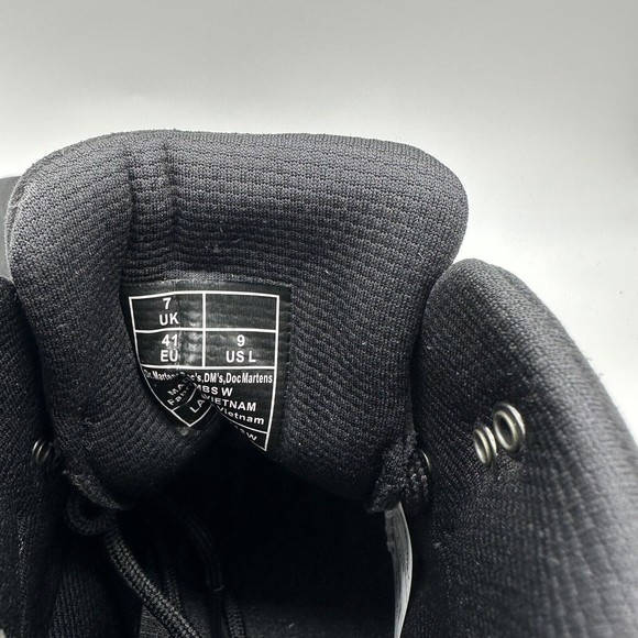 Dr. Martens Women Combs Combat Boots Black Suede Boot Size 9 NEW NWOB (KV12) - Picture 6 of 7